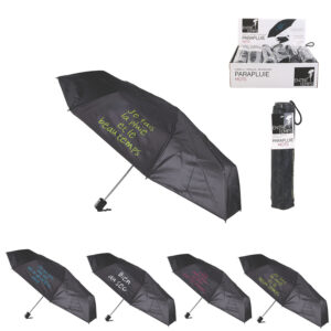 PARAPLUIE COMPACT A MESSAGE AVEC ETUI M36
