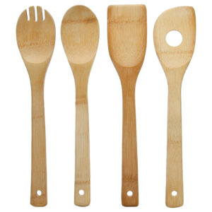 USTENSILES BAMBOU X4