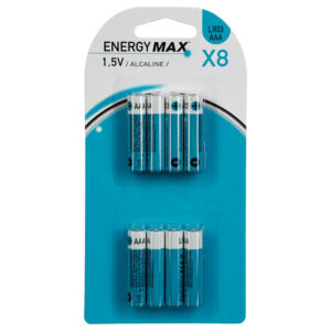PILE ALCALINE LR03 X8
