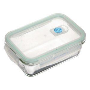 BOITE RECTANGLE VERRE 0,8L CLIPEAT