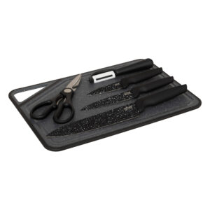 LOT PLANCHE DECOUPÉ +COUTEAUX CARACTERE