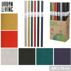 PAPIER CADEAU KRAFT 6 COULEURS "UNI" 200X70CM