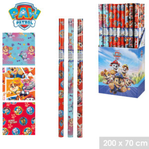 PAPIER CADEAU LICENCE "PAT PATROUILLE" 200X70CM