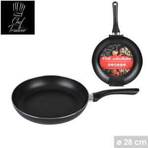 POELE ANTIADHESIVE TOUS FEUX D28CM