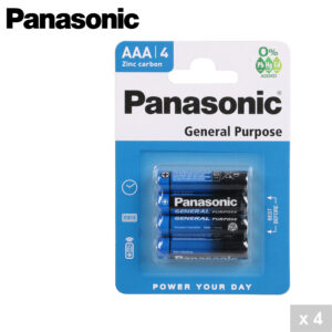 PANASONIC - PILES SALINE R03 X4