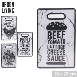 PLANCHE A DECOUPER RECTANGULAIRE 37X23CM 4 DECORS ASSORTIS