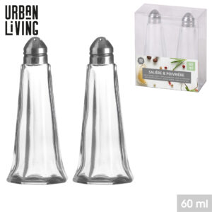 SALIERE ET POIVRIERE EN VERRE 60ML