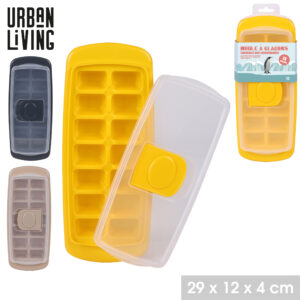 BAC A GLACON AVEC COUVERCLE 3 COULEURS ASSORTIES