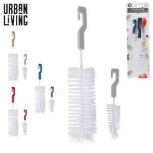 SET DE 2 GOUPILLONS 4 COULEURS ASSORTIES