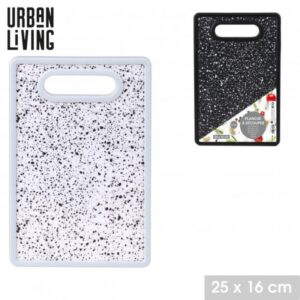 PLANCHE A DECOUPER EFFET GRANITE GRIS ET NOIR ASSORTIS 25X16CM