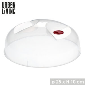 CLOCHE POUR MICRO ONDES AVEC VALVE RUBY WINE D25CMXH10CM