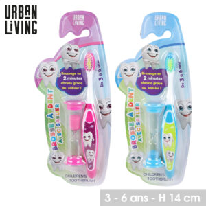 BROSSE A DENTS ENFANT AVEC SABLIER