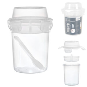LUNCH BOX GOBELET DOUBLE COMPARTIMENT 44CL M18