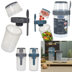 LUNCH BOX A POIGNEE 3 COMPARTIMENTS M18