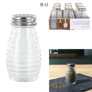 SALIERE POIVRIERE VERRE 80ML M24