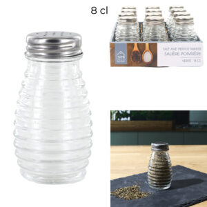 SALIERE POIVRIERE VERRE 80ML M24