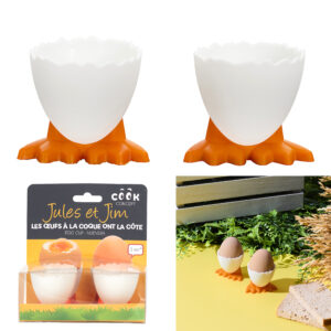 COQUETIER PIEDS DE POULE X2 M18