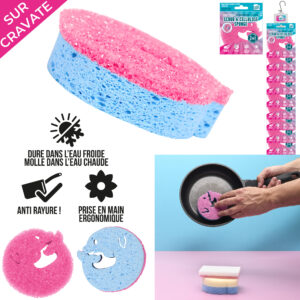 EPONGE SCRUB DAUPHIN MULTIFONCTION CELLULOSE M24