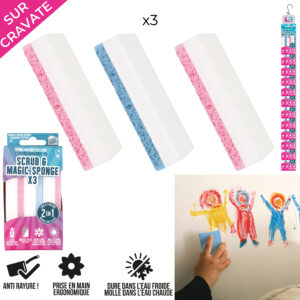 EPONGE SCRUB MAGIQUE X3 M24