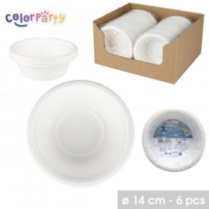 COUPELLE EN CANNE A SUCRE D14CM X6PCS EN DISPLAY
