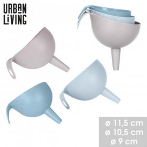 ENTONNOIR DE CUISINE X3PCS 3 COULEURS ASSORTIES