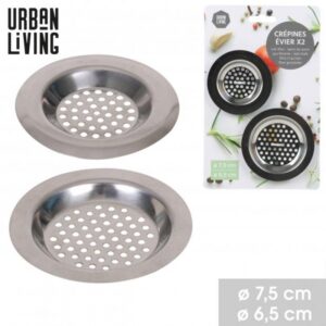 CREPINE POUR EVIER X2PCS DIAM 7,5CM ET DIAM 6,5CM
