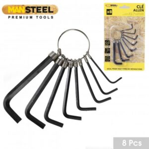 BRICO CLE ALLEN X8 PCS