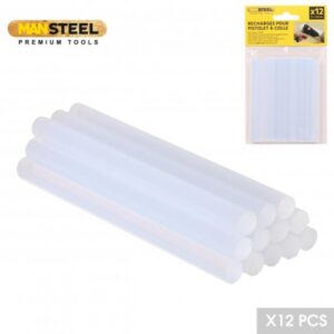 BRICO RECHARGE POUR PISTOLET A COLLE X12PCS