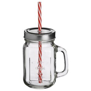 CHOPE EN VERRE AVEC PAILLE 45CL