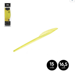 COUTEAU PLASTIQUE JETABLE X 15