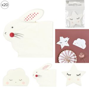 SERVIETTE DE TABLE EN PAPIER X20 M24