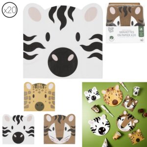 SERVIETTE EN PAPIER SAVANE X20