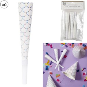 TROMPETTE DE FETE SIRENE X6