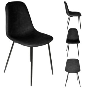 CHAISE PU AMBER NOIR