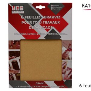 PONCAGE FEUILLES X6 20X22CM