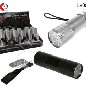 MINI TORCHE ALU 9LED