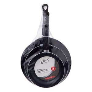LOT DE 3 POELES ALUMINIUM 20/24/28CM
