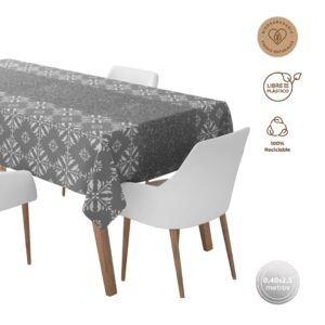 NAPPE DE TABLE 0,40X 2,5 M PAILLETÉ ARGENT 1 UNITÉ