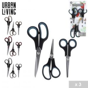 SONOMA CISEAUX MULTI USAGE X3PCS 4 COULEURS ASSORTIES