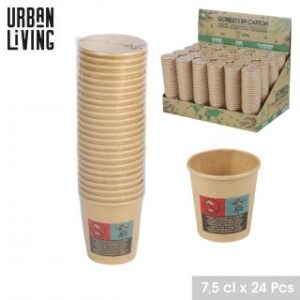 JETABLE GOBELET EN CARTON 7,5CL X24PCS