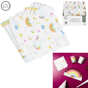 SERVIETTE EN PAPIER LICORNE X20 M24
