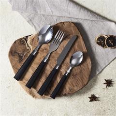 RANGE COUVERTS 16PCS NOIR CAMPUS M8