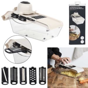 MANDOLINE AVEC RESERVOIR 5 ACCESSOIRES M8
